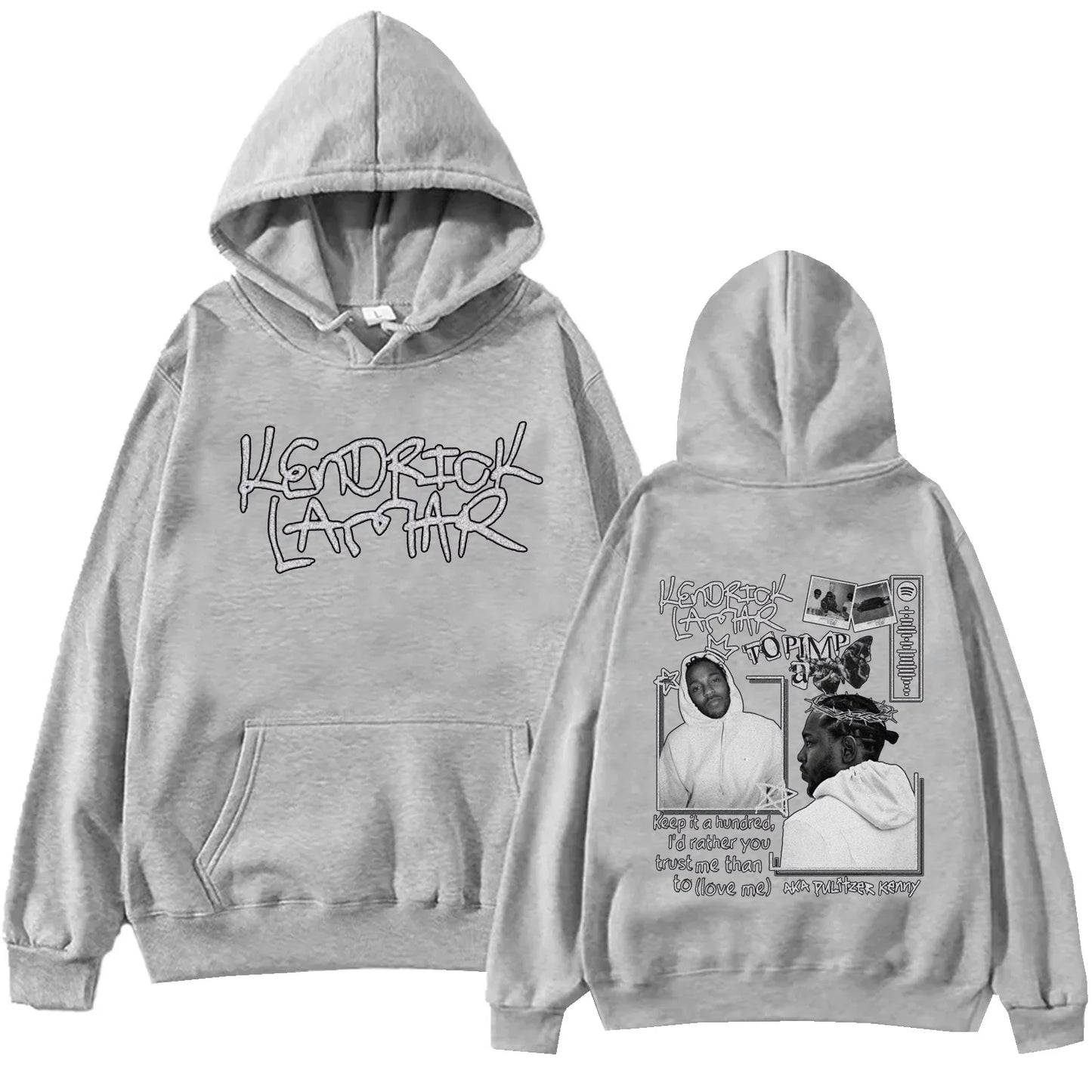 Kendrick Lamar 2024 Hoodie Harajuku Hip Hop Pullover Tops Man Woman Sweatshirt